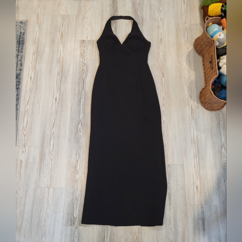Calvin Klein Black Backless Dress